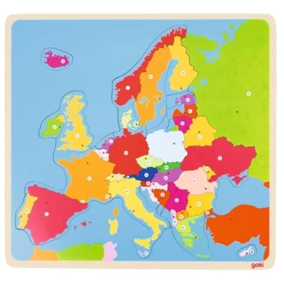 Image of GOKI 57509 Europe Puzzle, Mixed, Large