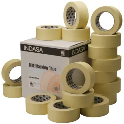Image of 48 Rolls 18 mm Indasa MTE 80 C masking tape Painters GP