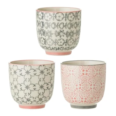 Image of Bloomingville Cozy Ceramic Mug Set of 3, 7 cm, 3