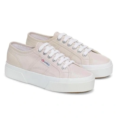 Image of Superga 2740 Platform Lame Trainers UK 7