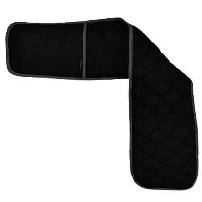 Image of Plain and Simple Quilted Double Oven Glove 100% Cotton in Black