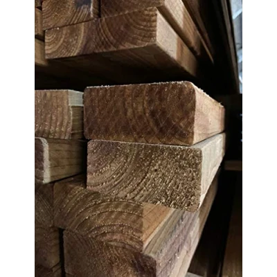 Image of 4 x 2 Wood (47 99mm) Pack of C16 Eased Edge Tanalised Treated Timber 2.4m