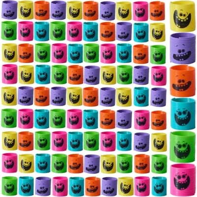 Image of THE TWIDDLERS 96 Mini Spring Party Bag Fillers for Kids Favours, Classroom Rewards and Fidget Toys 6 Bright Colours