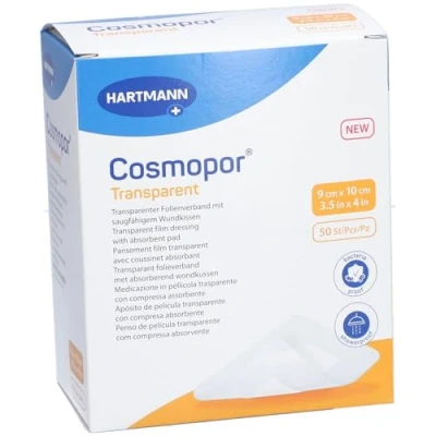 Image of Cosmopor Transparent Film Dressings 9 cm x 10 50