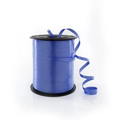 Image of LOVETRENDS Curling Ribbon Royal Blue 250m Reel of Great for Balloon Decorations and Gift Wrapping