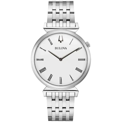 Image of Bulova Regatta Mens Silver Watch 96A232 Stainless Steel One Size