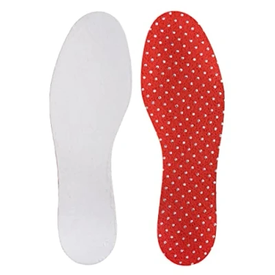 Image of Bama 201750 999 36 &quot;Thermo Thin Fit Insole, White/Red, Size