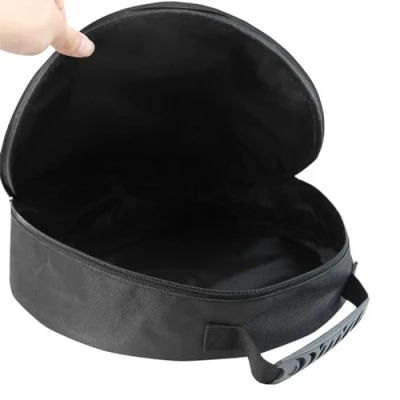 Image of KMOCEPLY Large Car Hose Storage Bag With Double Carry Handle Zip Heavy Duty Waterproof EV Cable Charging Hook Up Tidy for Caravan Campervan Motorhome Van