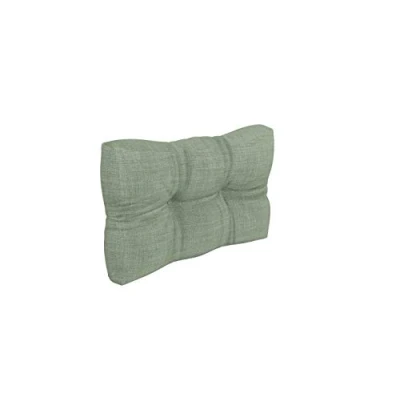 Image of POKAR Euro Pallet Quilted Pillow 1x Side Cushion 60 x 40cm, Garden Pillows, Sofa Bench Furniture, Patio, Without Pallets, Green
