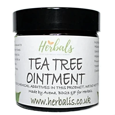 Image of Natural Tea Tree Ointment 120ml: for insect bites, chicken pox, cold sores and more