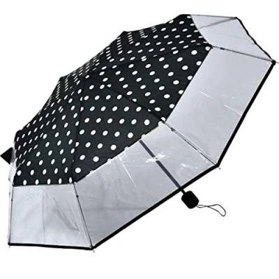 Image of Falconetti Folding umbrella, wind resistant 24 CM Pea coloured, de longueur, Waterproof