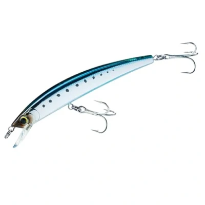 Image of Yo Zuri Crystal Minnow Yozuri Floating Lure, Blue Back Sardine, 5 1/4