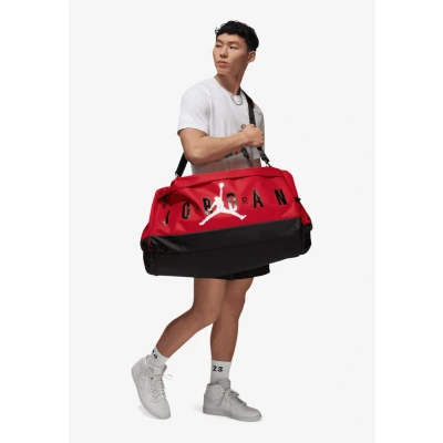 Image of Jordan JAM Velocity Duffle Unisex Sports bag, Size: One Size, Gym red