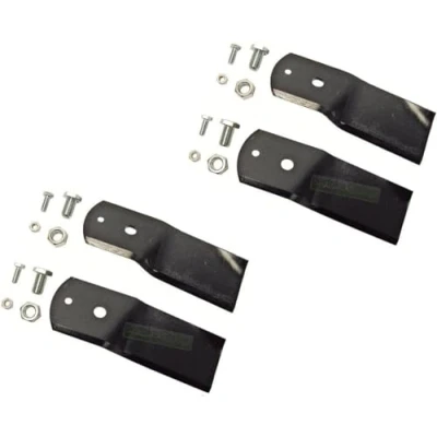 Image of 4 x 17 cm blades compatible with Stiga Ready Park Villa 85 95 105 Combi 1134 6238 01 9119