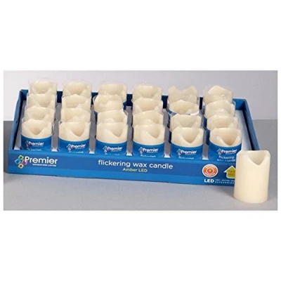 Image of Premier Decorations 7cm LED Flicker Candle