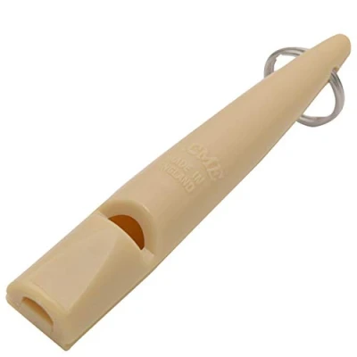 Image of the ACME Dog Training Whistle Number 211.5 Medium High pitch, Single Note Good Sound Quality, Weather proof Whistles Designed and Made in UK Beige