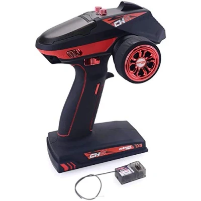 Image of DollaTek 2.4G RC Car Controller 6 Channel Digital Radio Remote Control Transmitter With Receiver For Boat