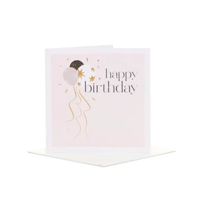 Image of UK Greetings Birthday Card for Him/Her/Friend Balloons Design From The Camden Collection