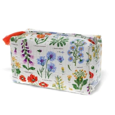 Image of Quilted Wash Bag Wild Flowers