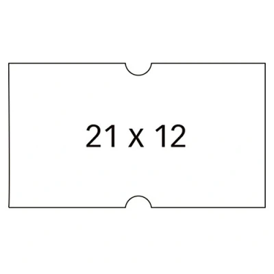 Image of Apli 100910 Perm Label for 21 x 12mm Gun (Pack of 1000 Labels)
