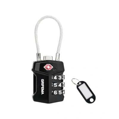 Image of GRIFEMA GA1006 Suitcase Locks, Black/White, One Size