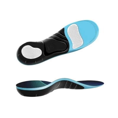 Image of Metatarsalgia Insoles, QBK High Arch Support Alleviating Arches, Flat Feet, Plantar Fasciitis, Overpronation, Supination, and Maintaining Body Balance，XL