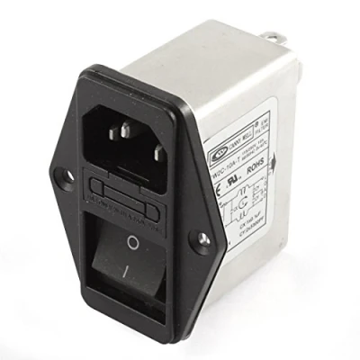 Image of Sourcingmap AC 115/250V 10A CW2C T Noise Suppressor Power EMI Filter