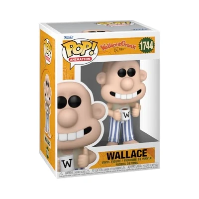 Image of Funko POP! Movies: Wallace In Pajamas &amp; Gromit and Collectable Vinyl Figure Gift Idea Official Merchandise Toys for Kids Adults