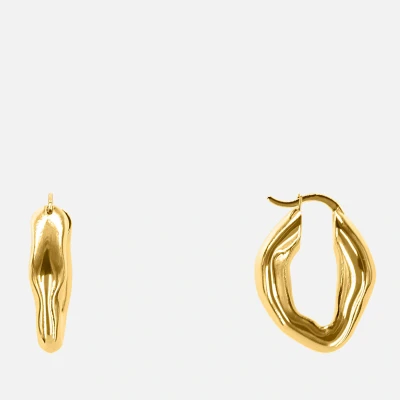 Image of Oma The Label Mira 18 Karat Gold Plated Hoop Earrings