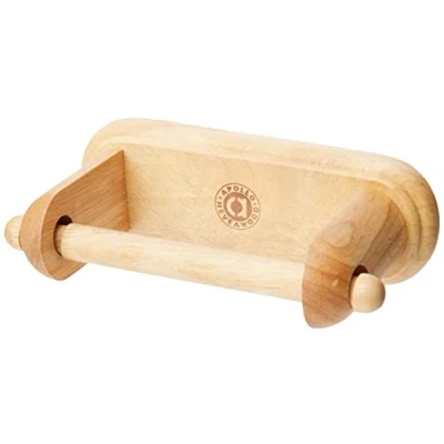 Image of Apollo 20 x 10 7 cm Wooden Toilet Roll Holder, Multi Colour, 8251