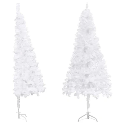 Image of &quot;vidaXL 210 cm white PVC Artificial Christmas Tree with Adjustable Branches and Steel Stand Reusable, Economically Efficient Space Saving Holiday Decor&quot;
