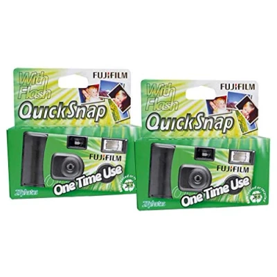 Image of Fujifilm Superia Xtra 400 VV Type 27 Exp QuickSnap Disposable Camera x2 Pack