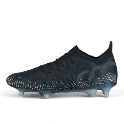 Image of Canterbury Mens Speed Infinite Elite Soft Ground Rugby Boots Black/Silver 9 (44)