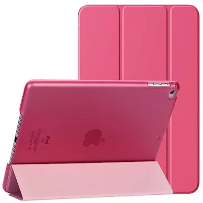 Image of PROTech Case For Apple iPad Mini 1/2 /3rd Generation Smart Magnetic Stand Cover with Automatic Wake/Sleep Model No. A1432 / A1454 A1455 A1489 A1490 A1491 A1599 A1600 A1601 (Pink)