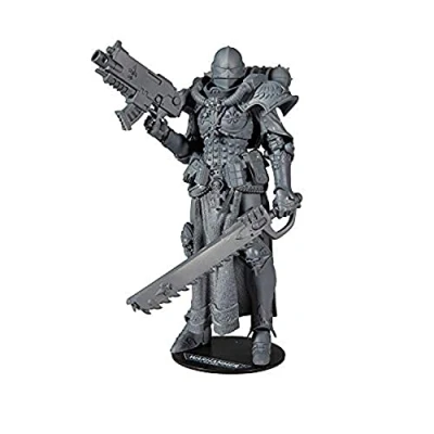Image of McFarlane Toys, Warhammer 40000 Adepta Sororitas Battle Sister Action Figure With 22 Moving Parts, Unpainted Collectible Collectors Stand Base, Customise Your â“ Ages 12+