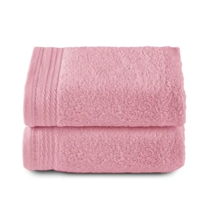 Image of Top Towel Premium Large Bath Towels 2 Hand 50 x 100 cm 100% Cotton 600 g Coral