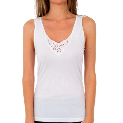 Image of Abanderado Womens Milan seamless tank top 4750 women White Size Small