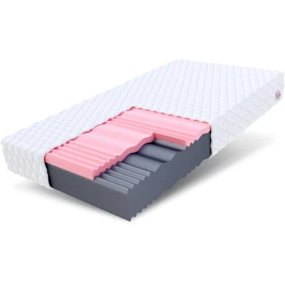Image of FDM Select Mattress 180 x 200 cm Cold Foam Thickness 18 Hardness H3 and H4 Visco Oeko Tex Anti Allergic Jersey Cover Machine Washable