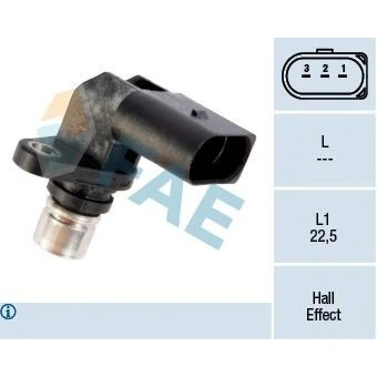 Image of FAE 79209 Sensor, camshaft position