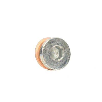 Image of 1681599, 1681599S1 Drain Plug FEBI BILSTEIN 45618 Steel 8 with seal ring VOLVO: S40 II, V70 3, C30
