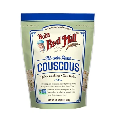Image of Bob&#039;s Red Mill Tri Color Pearl Couscous, 16 oz (Pack of 1) Non GMO, Vegan, Kosher