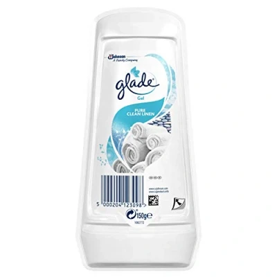 Image of GLADE 16 x Clean Linen Gel Air Freshener Home Office Any Room Fragrance