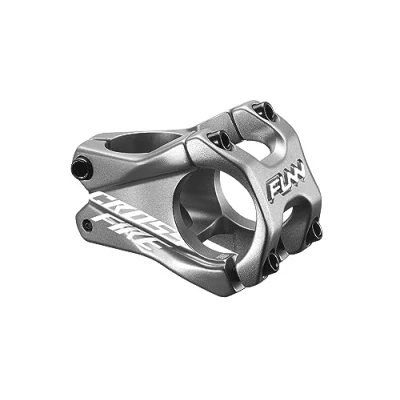 Image of Funn Crossfire Mountain Bike stem with 35mm Bar Clamp Durable and Lightweight Alloy for BMX Bike, Length (Gray)