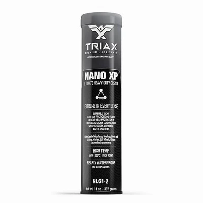 Image of TRIAX Nano XP Ultra Heavy Duty Grease, Fullerene, 5th Wheel, Duty, High Temp, Extreme EP Load Rating, Low Friction (14 Ounce Cartridge 1 Tube)
