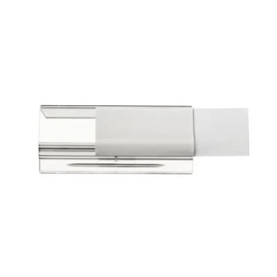 Image of Leitz Ultimate Plastic Tabs for Suspension File Clear Ref 17500002 [Pack 25] + Free finchley Refill Pen (2)