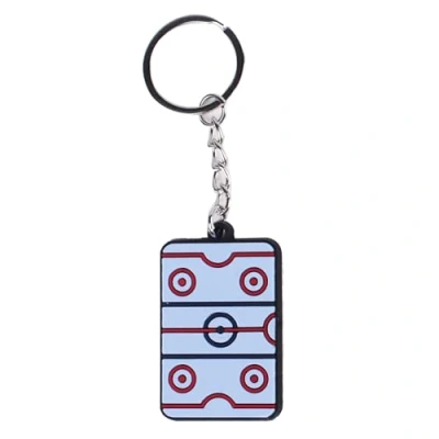 Image of Cartoon Ice Hockey Pendant Keychain Fashion Simple Keys Holder Winter Sports Decorative Keyring For Purse Handbag Bag Car Keyrings Girls Women Boyfriend Y2K Birthday Party Accessories