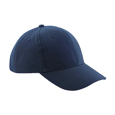 Image of viz uk wear Navy Blue Baseball Cap Classic 6 Panel with Buckle Adjuster