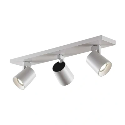 Image of Arcchio Iavo downlight, angular, white, 3 bulb