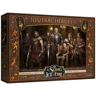Image of CMON A Song Of Ice and Fire: Neutral Heroes II Expansion Miniatures Board Game Ages 14 Plus 2 Players 45 60 Minutes Playing Time