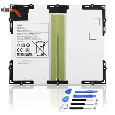 Image of EB BT585ABA BT585ABE GH43 04628A Tablet Battery Replacement for Samsung Galaxy Tab A 10.1 10.1&quot; 2016 SM T580 T585(3G,4G/LTE &amp;WiFi) P580 P585 T585C T587 T587P(3.8V 7300mAh)